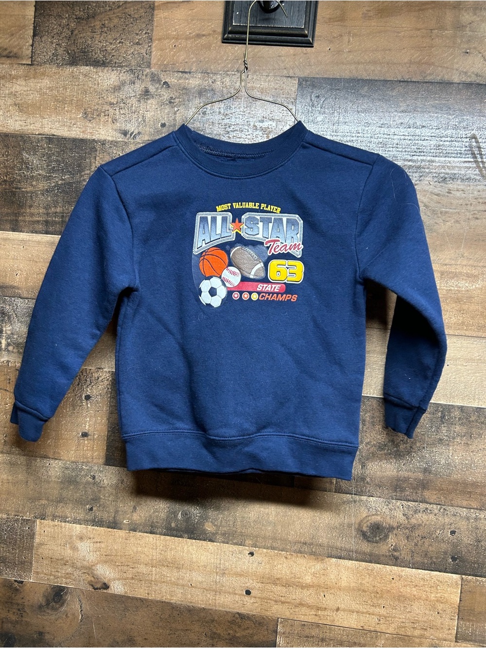 Garanimals Navy Blue All-Star Team Graphic Sweatshirt